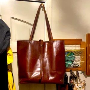 Lazarus  Artistan Brown Leather Tote bag. $40 OBO